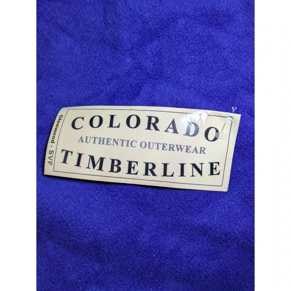 Colorado Timberline Women's Purple and‎ Black Full Zip Fleece Vest Size 6X